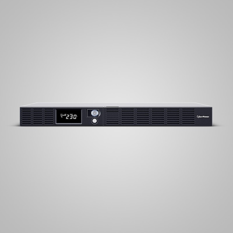 UPS CYBER POWER Line Int. cu sin. simulata, cu management, Rack 1U, LCD, 1500VA/900W, AVR, 6x IEC, baterie 4x 6V/9Ah, incarcare pana la 8h, USB, 2x RJ45, RS232, slot SNMP, hot-swapp, tehn. GreenPower, 