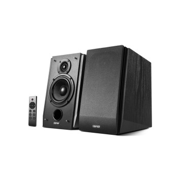BOXE EDIFIER 2.0, RMS:  70W (2 x 16W, 2 x 19W), bluetooth, telecomanda wireless, volum, bass, treble, optical, coaxial, matte-black, 