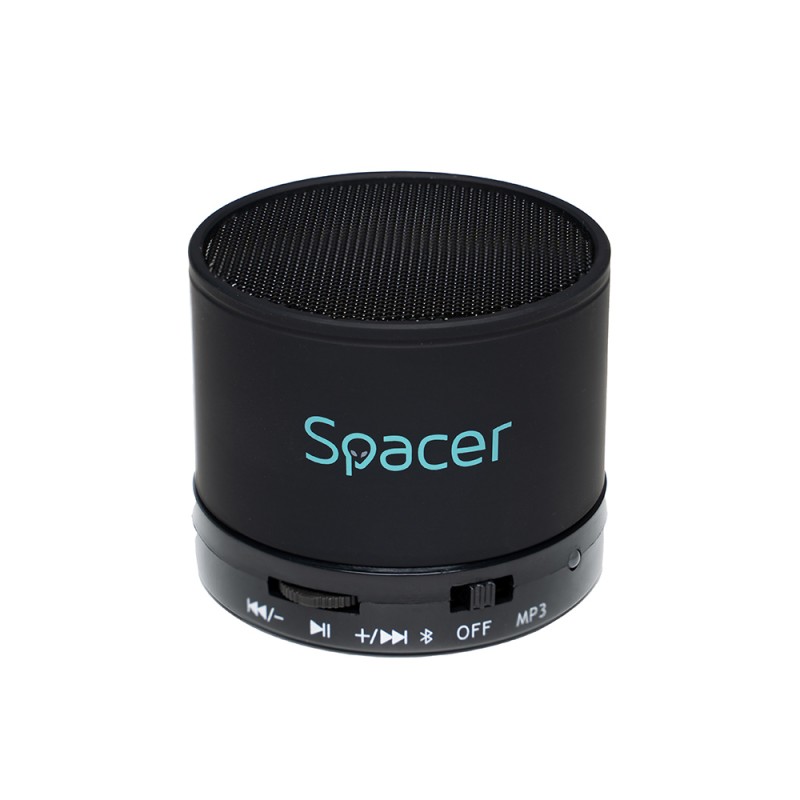 BOXA SPACER portabila bluetooth TOPPER, RMS:  3W, control volum, acumulator 520mAh, timp de functionare pana la 5 ore, distanta de functionare pana la 10m, incarcare USB, BLACK, 