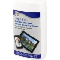 SET curatare LOGILINK, 100 servetele pt. curatare LCD, 
