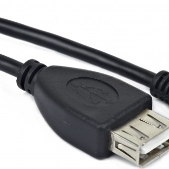 CABLU adaptor OTG GEMBIRD, pt. smartphone, Mini-USB 2.0 (T) la USB 2.0 (M), 15cm, asigura conectarea telef. la o tastatura, mouse, HUB, stick, etc., negru, 