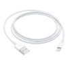 CABLU alimentare si date smartphone Apple, Lightning (T) la USB 2.0 (T), cauciuc, lungime 1 m, alb, 