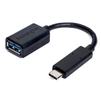 ADAPTOR KENSINGTON, pt. periferice, USB Type-C (T) la USB 3.0 (M), negru, 