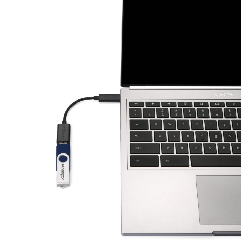 ADAPTOR KENSINGTON, pt. periferice, USB Type-C (T) la USB 3.0 (M), negru, 
