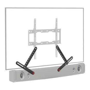 SUPORT montare soundbar, sub TV, monitor BARKAN, pt 1 TV/monitor plat, curbat, diag. max 80 inch, fix, max 6.5 Kg, 
