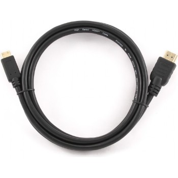 CABLU video GEMBIRD, adaptor HDMI (T) la Mini-HDMI (Type C)(T), 1.8m, rezolutie maxima 4K DCI (4096 x 2160) la 60 Hz, negru, 
