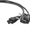 CABLU alimentare GEMBIRD notebook 3m, intrare Shucko, iesire C5, 10A, certificare VDE, bulk, black, 