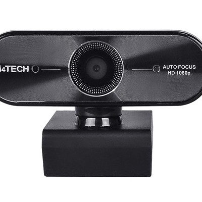 CAMERA  web A4TECH, Full HD rez 1920 x 1080, USB 2.0, microfon, autofocus, 75grade vizibilitate, negru, 