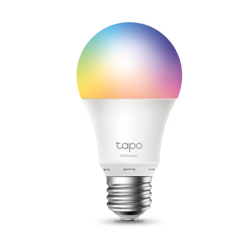 BEC LED wireless TP-LINK, 800lm, 8.7W, E27, intensitate reglabila, ctl prin smartph.cu apl.Tapo, ajustare auto a luminii in fct. de mom zilei-diferite culori 