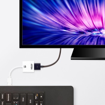 CABLU video ATEN, cablu or adaptor video, DisplayPort (T) la HDMI (M), 4K DCI (4096x2160) la 60Hz, 