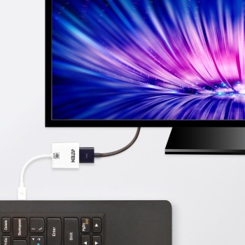 CABLU video ATEN, cablu or adaptor video, Mini-DisplayPort (T) la HDMI (M), 4K UHD (3840x2160) la 30Hz, 