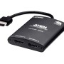 SPLITTER video ATEN, split HDMI la 2 monitoare, conector 1: HDMI (T); conector 2: HDMI (M) x 2, 