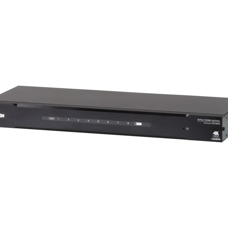 SPLITTER video ATEN, split HDMI la 8 monitoare, conector 1: HDMI (M); conector 2: HDMI (M) x 8, 