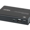 SPLITTER video ATEN, split 2 monitoare la 1 PC, conector 1: DisplayPort (M); conector 2: DisplayPort (M) x 2, 