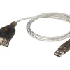 ADAPTOR USB ATEN, USB 2.0 (T) la Serial RS232 (9-pin)(T), 1 m, gri,
