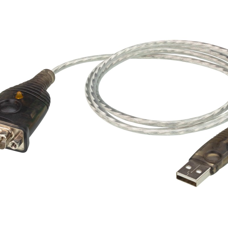 ADAPTOR USB ATEN, USB 2.0 (T) la Serial RS232 (9-pin)(T), 1 m, gri,