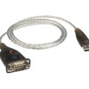 ADAPTOR USB ATEN, USB 2.0 (T) la Serial RS232 (9-pin)(T), 1 m, gri,