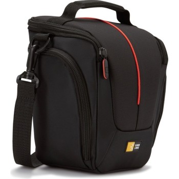 GEANTA pt. camera compacta, CASE LOGIC, buzunar intern | buzunar lateral x 2, curea detasabila, negru, 