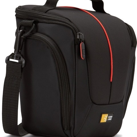 GEANTA pt. camera compacta, CASE LOGIC, buzunar intern | buzunar lateral x 2, curea detasabila, negru, 