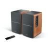 BOXE EDIFIER 2.0, RMS:  42W (2 x 21W), telecomanda wireless, volum, bass, treble, sub-out, brown, 