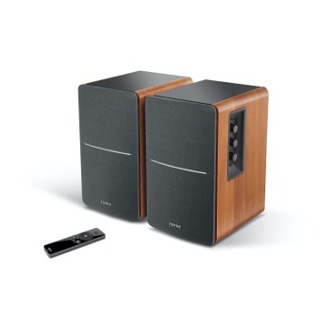 BOXE EDIFIER 2.0, RMS:  42W (2 x 21W), telecomanda wireless, volum, bass, treble, sub-out, brown, 