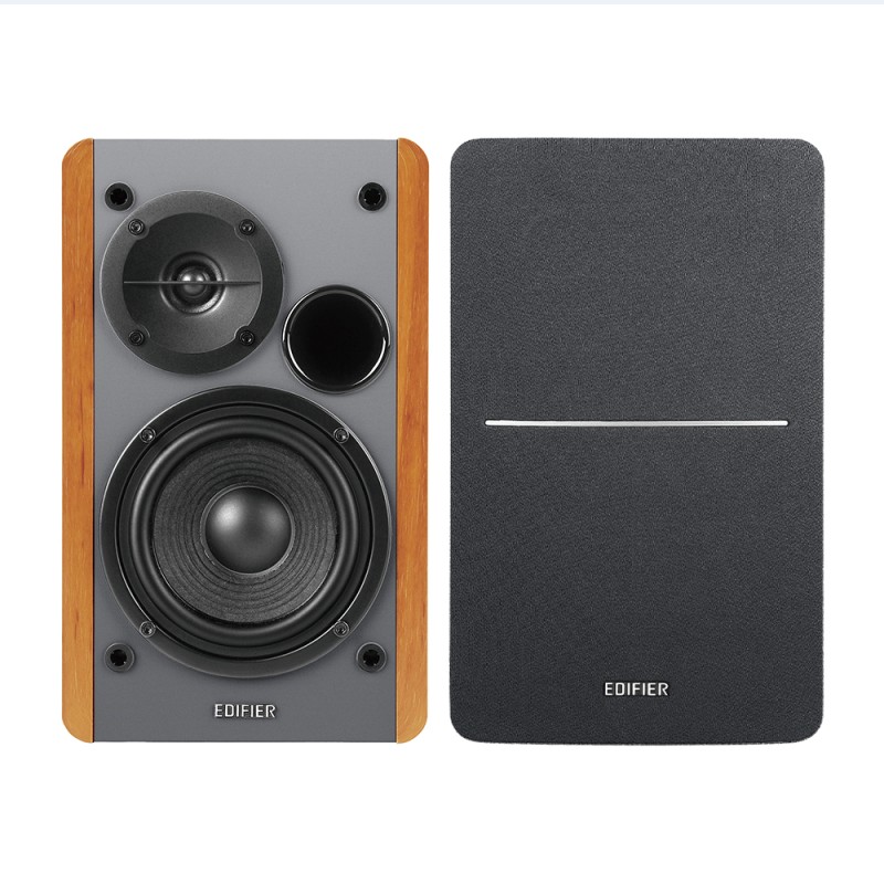 BOXE EDIFIER 2.0, RMS:  42W (2 x 21W), bluetooth, telecomanda wireless, volum, bass, treble, optical, sub-out, brown, 