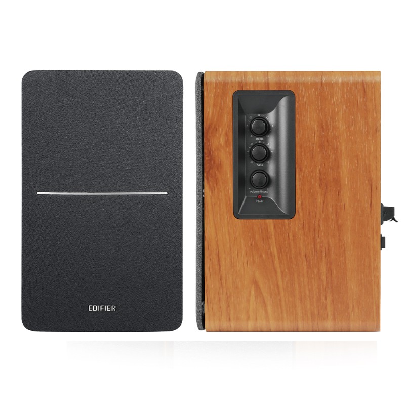 BOXE EDIFIER 2.0, RMS:  42W (2 x 21W), bluetooth, telecomanda wireless, volum, bass, treble, optical, sub-out, brown, 