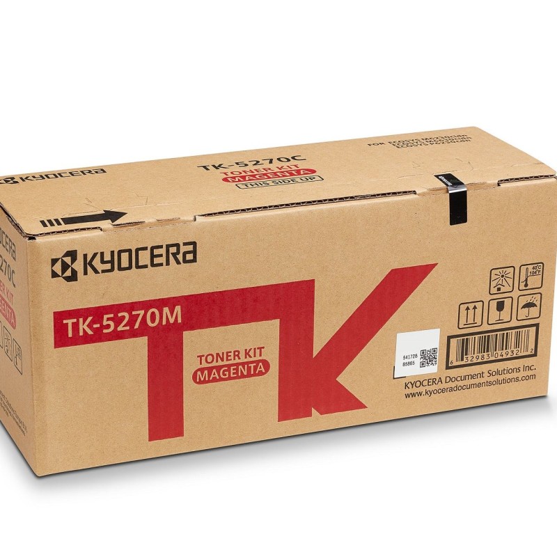 Toner Original Kyocera Magenta, TK-5270M, pentru ECOSYS M6230|M6630, 6K, (timbru verde 1.2 lei) , 