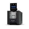 UPS CYBER POWER Line Int. cu sin. pura, cu management, Tower, LCD,  750VA/675W, AVR, 6x IEC, baterie 2x 12V/7Ah, incarcare pana la 8h, USB, RS232, slot SNMP, APFC, EPO, LCD detasabil, hot-swapp, tehn. GreenPower, 