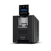 UPS CYBER POWER Line Int. cu sin. pura, cu management, Tower, LCD, 1000VA/900W, AVR, 8x IEC, baterie 2x 12V/12Ah, incarcare pana la 8h, USB, RS232, slot SNMP, APFC, EPO, LCD detasabil, hot-swapp, tehn. GreenPower, 