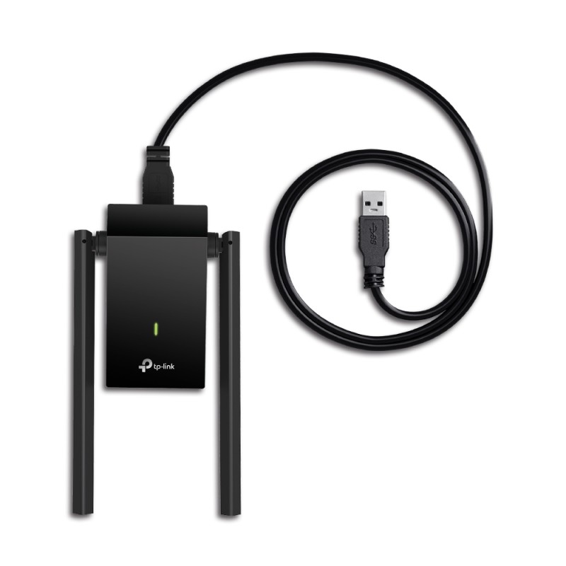 ADAPTOR RETEA TP-LINK AC1300, extern wireless 2.4 GHz | 5 GHz, USB 3.0, port, 867 Mbps, antena externa x 2, 