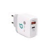 ALIMENTATOR retea SPACER Quick Charge 20W, USB Type-C PD+ USB Quick Charge, 