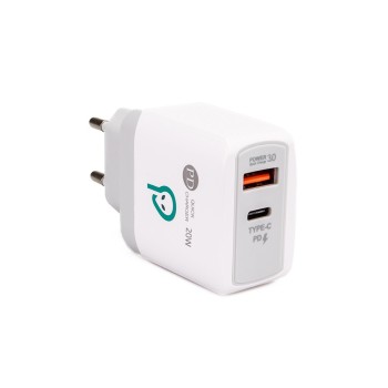ALIMENTATOR retea SPACER Quick Charge 20W, USB Type-C PD+ USB Quick Charge, 
