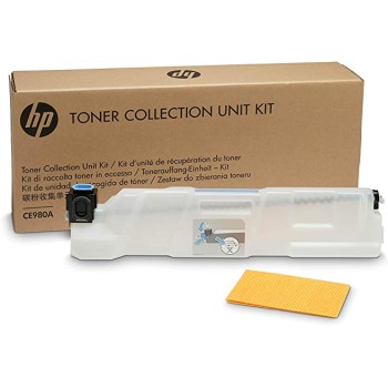 Waste Toner Original HP CMYK, CE980A, pentru Color LaserJet CP5525 series|Enterprise M750 series, 150K, (timbru verde 1.2 lei) , 