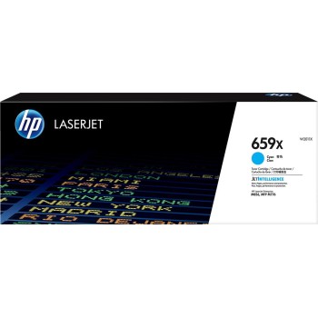 Toner Original HP Cyan, nr.659X, pentru Color LaserJet Enterprise M856|MFP M776 series, 29K, (timbru verde 1.2 lei) , 