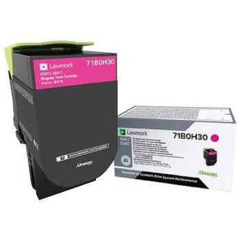 Toner Original Lexmark Magenta, 71B0H30, pentru CS417|CX417, 3.5K, (timbru verde 1.2 lei) , 