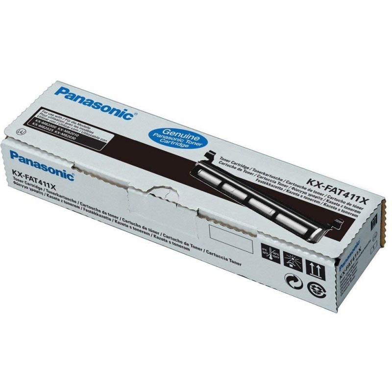 Toner Original Panasonic Black, FAT411X, pentru MB2000|MB2010|MB2025|MB2030, 2K,