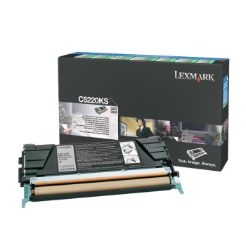 Toner Original Lexmark Black, C5220KS, pentru C522|C524|C530|C532|C534, 4K, (timbru verde 1.2 lei) , 