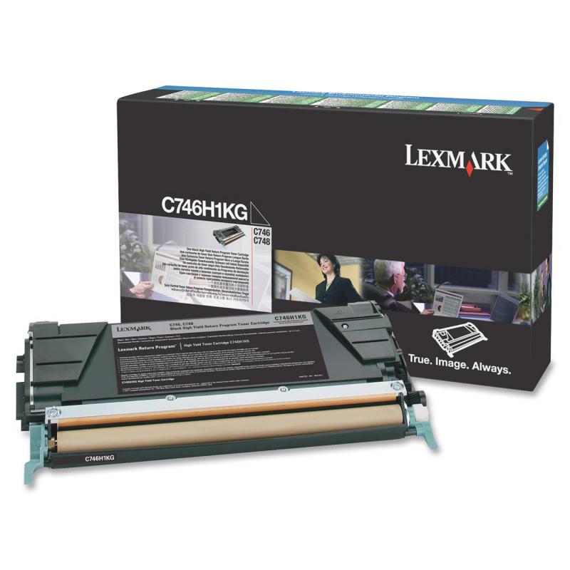 Toner Original Lexmark Black, C746H1KG, pentru C746|C748, 12K, (timbru verde 1.2 lei) , 