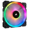VENTILATOR CORSAIR, pt carcasa PC, 140 mm, 1300 rpm, LED RGB, pack 1 ventilator, 