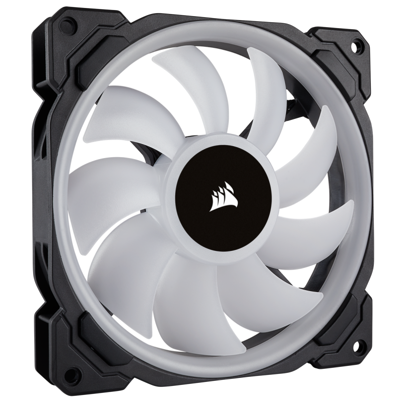 VENTILATOR CORSAIR, pt carcasa PC, 140 mm, 1300 rpm, LED RGB, pack 1 ventilator, 