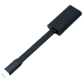 CABLU alimentare si date DELL, pt. smartphone, USB 3.0 (M) la USB Type-C (T), 0.13 m, metal, plastic, negru, 