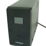 UPS GEMBIRD Line Int. cu sin. simulata, cu management, Tower, LCD, 1200VA/720W, AVR, 2x Schuko + 3x IEC, baterie 2x 12V/7Ah, incarcare pana la 12h, USB, 2x RJ11, 