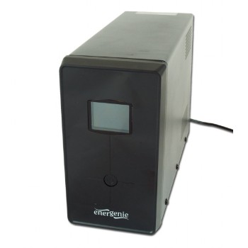 UPS GEMBIRD Line Int. cu sin. simulata, cu management, Tower, LCD, 1500VA/900W, AVR, 2x Schuko + 3x IEC, baterie 2x 12V/8Ah, incarcare pana la 12h, USB, 2x RJ11, 