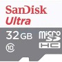 CARD MicroSD SANDISK, 32 GB, MicroSD, clasa 10, standard UHS-I U1, 