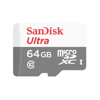 CARD MicroSD SANDISK, 64 GB, MicroSD, clasa 10, standard UHS-I U1, 