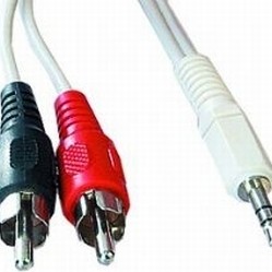 CABLU audio GEMBIRD stereo (3.5 mm jack la 2 x RCA), 5m 