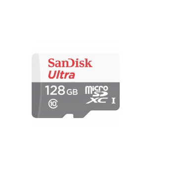 CARD MicroSD SANDISK, 128 GB, MicroSD, clasa 10, standard UHS-I U1, 