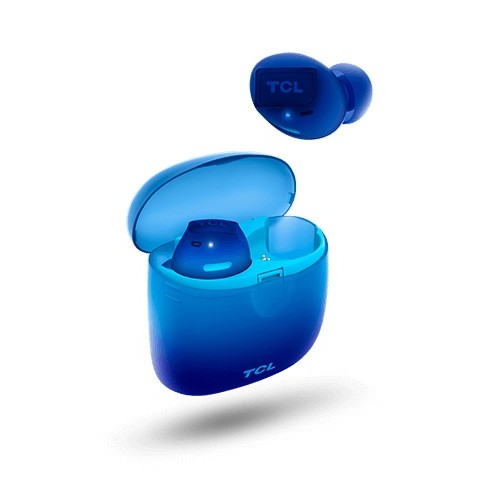 CASTI TCL, wireless, intraauriculare - butoni, utilizare smartphone, microfon pe casca, conectare prin Bluetooth 5.0, albastru, 