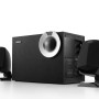 BOXE EDIFIER 2.1, RMS:   34W (2 x 8W, 1 x 18W), bluetooth, volum, bass; raport semnal-zgomot: #25dBA, frecventa raspuns - sateliti: 210Hz - 20kHz, black, 